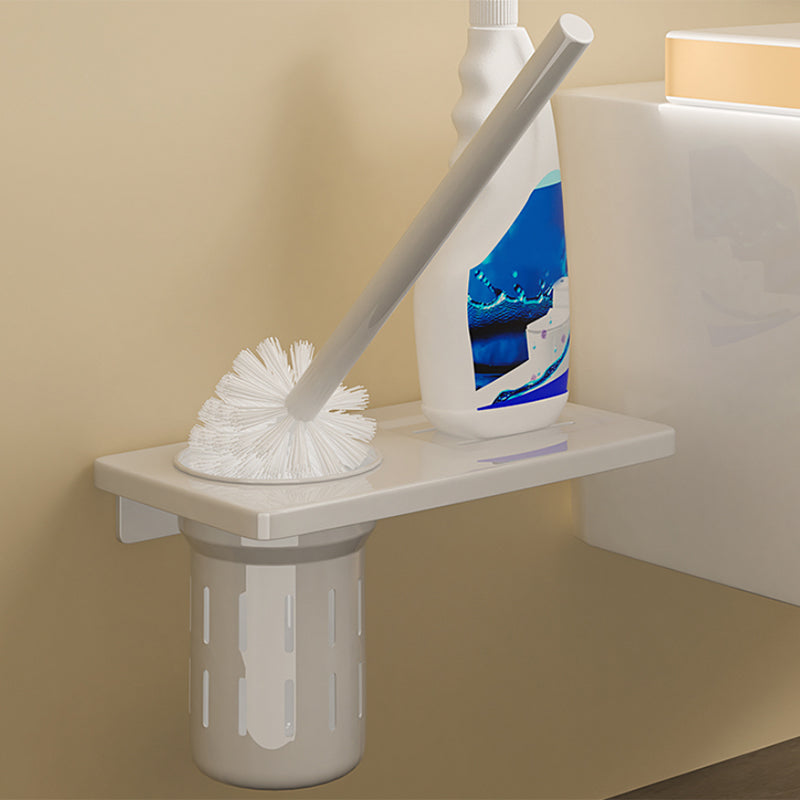 Modern White Bathroom Accessory Kit Bath Shelf Towel Bar Bath Hardware Set Clearhalo 'Bathroom Hardware Sets' 'Bathroom Hardware' 'Bathroom Remodel & Bathroom Fixtures' 'bathroom_hardware_sets' 'Home Improvement' 'home_improvement' 'home_improvement_bathroom_hardware_sets' 7225682