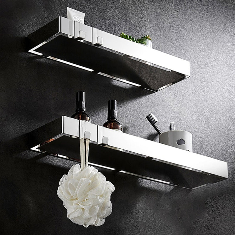 Modern Bathroom Accessories Hardware Set Bath Shelf Bathroom Accessory Kit Clearhalo 'Bathroom Hardware Sets' 'Bathroom Hardware' 'Bathroom Remodel & Bathroom Fixtures' 'bathroom_hardware_sets' 'Home Improvement' 'home_improvement' 'home_improvement_bathroom_hardware_sets' 7225698