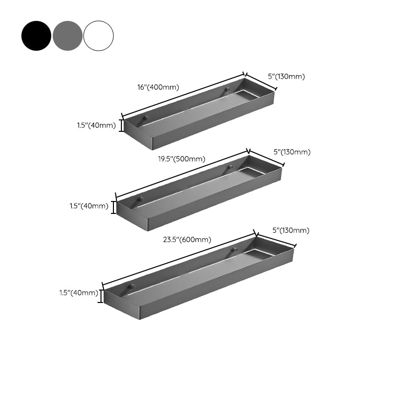 Modern Bathroom Accessories Hardware Set Bath Shelf Bathroom Accessory Kit Clearhalo 'Bathroom Hardware Sets' 'Bathroom Hardware' 'Bathroom Remodel & Bathroom Fixtures' 'bathroom_hardware_sets' 'Home Improvement' 'home_improvement' 'home_improvement_bathroom_hardware_sets' 7225716