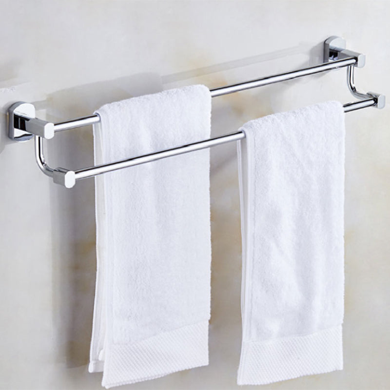 Modern Bath Hardware Set Stainless Steel Paper Holder Towel Bar Bathroom Accessory Kit Clearhalo 'Bathroom Hardware Sets' 'Bathroom Hardware' 'Bathroom Remodel & Bathroom Fixtures' 'bathroom_hardware_sets' 'Home Improvement' 'home_improvement' 'home_improvement_bathroom_hardware_sets' 7225719