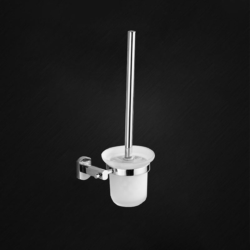 Modern Bath Hardware Set Stainless Steel Paper Holder Towel Bar Bathroom Accessory Kit Toilet Brush Clearhalo 'Bathroom Hardware Sets' 'Bathroom Hardware' 'Bathroom Remodel & Bathroom Fixtures' 'bathroom_hardware_sets' 'Home Improvement' 'home_improvement' 'home_improvement_bathroom_hardware_sets' 7225723