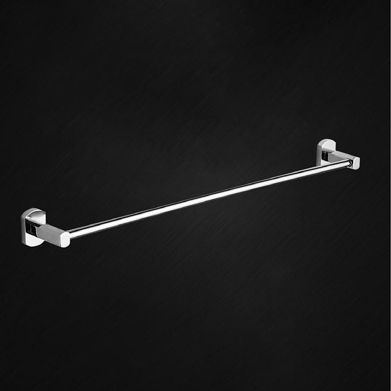 Modern Bath Hardware Set Stainless Steel Paper Holder Towel Bar Bathroom Accessory Kit Towel Bar (Single Rod) Clearhalo 'Bathroom Hardware Sets' 'Bathroom Hardware' 'Bathroom Remodel & Bathroom Fixtures' 'bathroom_hardware_sets' 'Home Improvement' 'home_improvement' 'home_improvement_bathroom_hardware_sets' 7225725