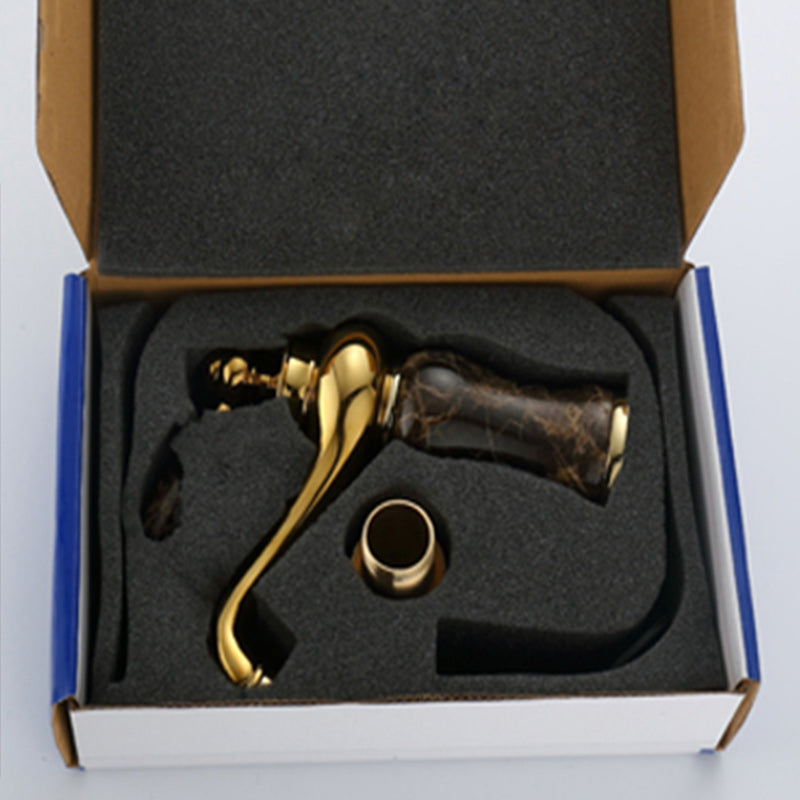 Luxury Vessel Faucet Lever Handle Low Arc Vessel Sink Bathroom Faucet Clearhalo 'Bathroom Remodel & Bathroom Fixtures' 'Bathroom Sink Faucets' 'Bathroom Sinks & Faucet Components' 'bathroom_sink_faucets' 'Home Improvement' 'home_improvement' 'home_improvement_bathroom_sink_faucets' 7227224