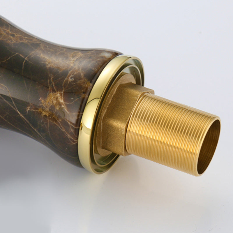 Luxury Vessel Faucet Lever Handle Low Arc Vessel Sink Bathroom Faucet Clearhalo 'Bathroom Remodel & Bathroom Fixtures' 'Bathroom Sink Faucets' 'Bathroom Sinks & Faucet Components' 'bathroom_sink_faucets' 'Home Improvement' 'home_improvement' 'home_improvement_bathroom_sink_faucets' 7227226