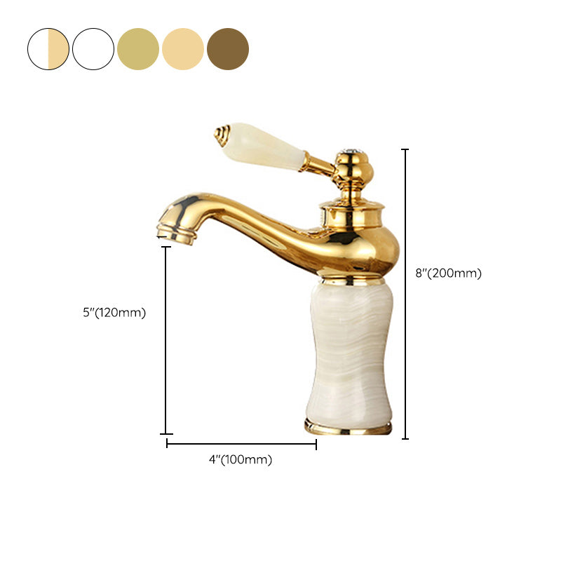 Luxury Vessel Faucet Lever Handle Low Arc Vessel Sink Bathroom Faucet Clearhalo 'Bathroom Remodel & Bathroom Fixtures' 'Bathroom Sink Faucets' 'Bathroom Sinks & Faucet Components' 'bathroom_sink_faucets' 'Home Improvement' 'home_improvement' 'home_improvement_bathroom_sink_faucets' 7227239