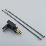 Waterfall Spout Vessel Sink Faucet Square Lever Handle with LED Three-Color Light Clearhalo 'Bathroom Remodel & Bathroom Fixtures' 'Bathroom Sink Faucets' 'Bathroom Sinks & Faucet Components' 'bathroom_sink_faucets' 'Home Improvement' 'home_improvement' 'home_improvement_bathroom_sink_faucets' 7227279