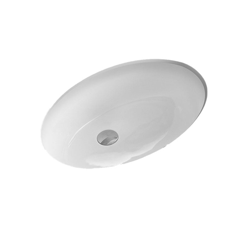 Bathroom Sink Ceramic White Round Anti-spill Sink with Faucet Clearhalo 'Bathroom Remodel & Bathroom Fixtures' 'Bathroom Sinks & Faucet Components' 'Bathroom Sinks' 'bathroom_sink' 'Home Improvement' 'home_improvement' 'home_improvement_bathroom_sink' 7227354