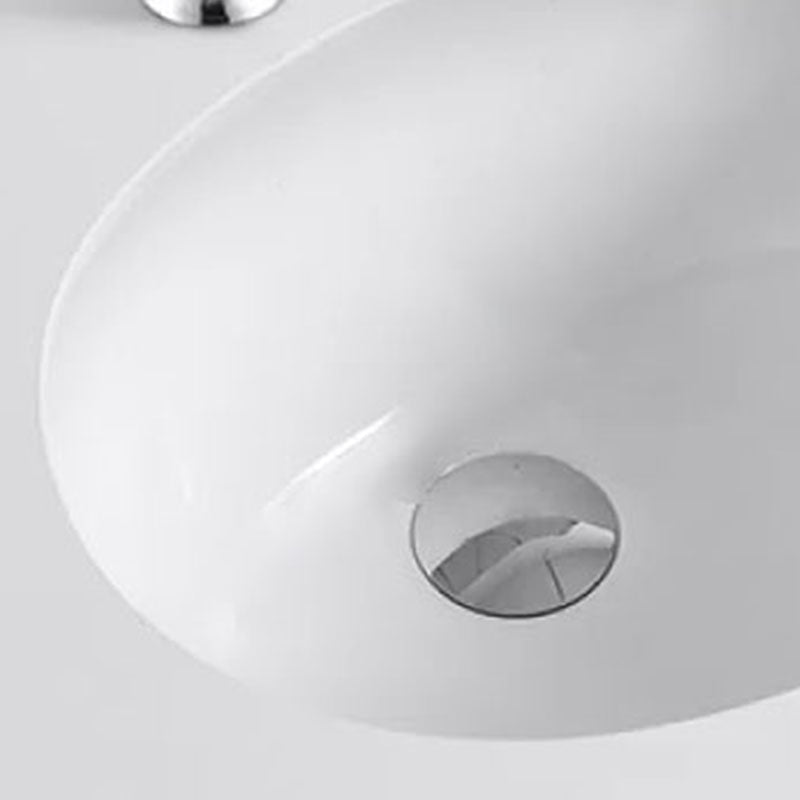 Bathroom Sink Ceramic White Round Anti-spill Sink with Faucet Clearhalo 'Bathroom Remodel & Bathroom Fixtures' 'Bathroom Sinks & Faucet Components' 'Bathroom Sinks' 'bathroom_sink' 'Home Improvement' 'home_improvement' 'home_improvement_bathroom_sink' 7227359