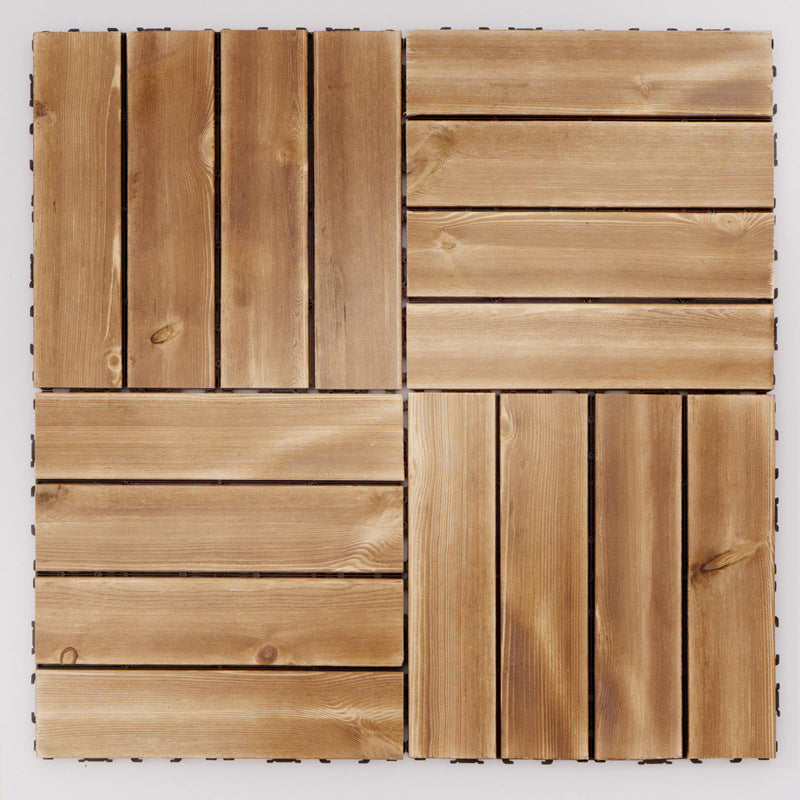 Traditional Click-Locking Distressed Flooring Wood Floor Planks Clearhalo 'Flooring 'Hardwood Flooring' 'hardwood_flooring' 'Home Improvement' 'home_improvement' 'home_improvement_hardwood_flooring' Walls and Ceiling' 7227520