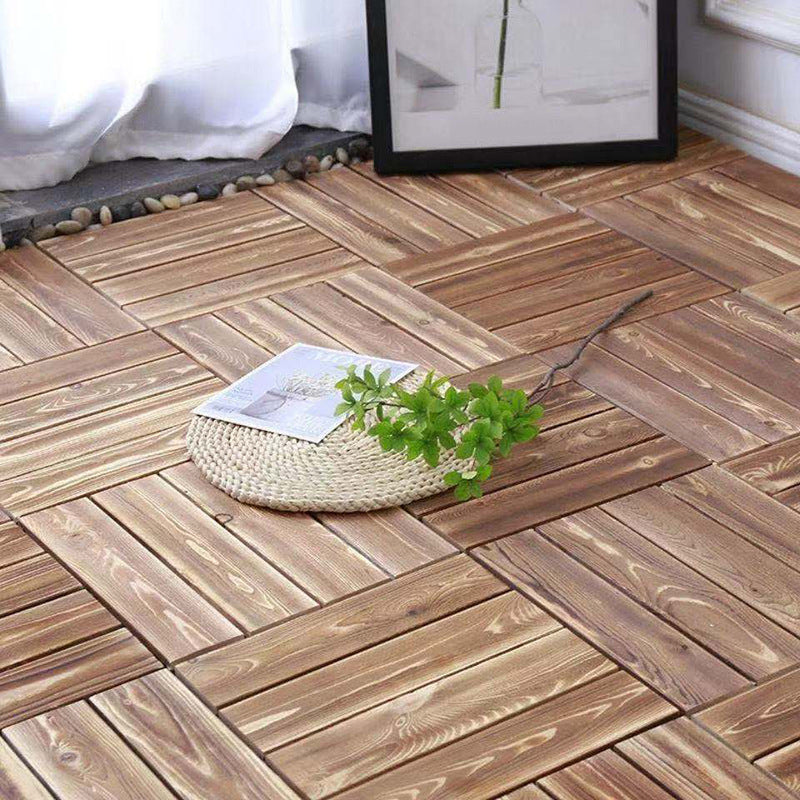 Traditional Click-Locking Distressed Flooring Wood Floor Planks Clearhalo 'Flooring 'Hardwood Flooring' 'hardwood_flooring' 'Home Improvement' 'home_improvement' 'home_improvement_hardwood_flooring' Walls and Ceiling' 7227522