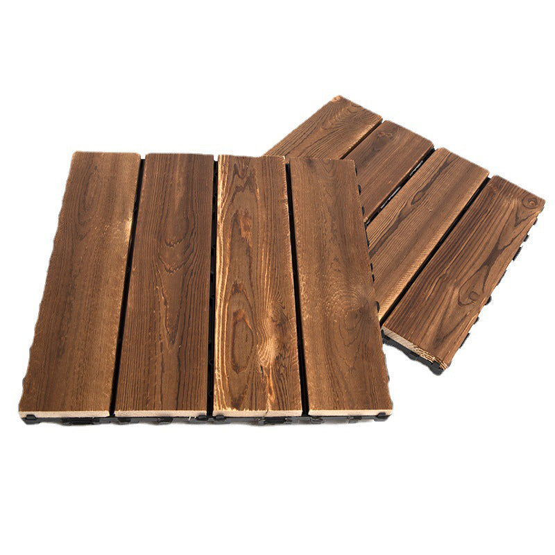 Traditional Click-Locking Distressed Flooring Wood Floor Planks Clearhalo 'Flooring 'Hardwood Flooring' 'hardwood_flooring' 'Home Improvement' 'home_improvement' 'home_improvement_hardwood_flooring' Walls and Ceiling' 7227523