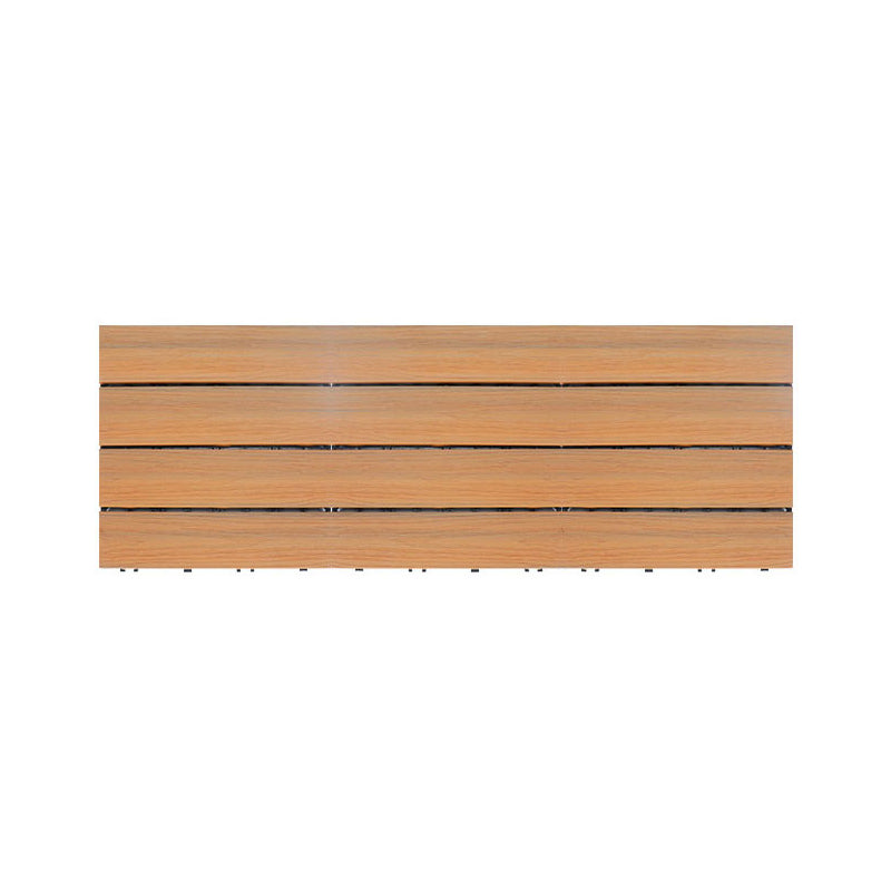 Deck Plank Interlocking Wood Flooring Tiles Garden Outdoor Flooring 12"L x 35"W Co-Extrusion Clearhalo 'Home Improvement' 'home_improvement' 'home_improvement_outdoor_deck_tiles_planks' 'Outdoor Deck Tiles & Planks' 'Outdoor Flooring & Tile' 'Outdoor Remodel' 'outdoor_deck_tiles_planks' 7227625