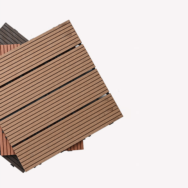 Deck Plank Interlocking Wood Flooring Tiles Garden Outdoor Flooring Clearhalo 'Home Improvement' 'home_improvement' 'home_improvement_outdoor_deck_tiles_planks' 'Outdoor Deck Tiles & Planks' 'Outdoor Flooring & Tile' 'Outdoor Remodel' 'outdoor_deck_tiles_planks' 7227627