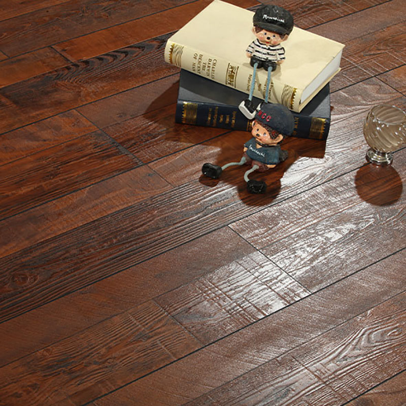 Hardwood Tiles Floor Wooden Waterproof Scratch Resistant Engineered Wooden Floor Light Brown Clearhalo 'Flooring 'Hardwood Flooring' 'hardwood_flooring' 'Home Improvement' 'home_improvement' 'home_improvement_hardwood_flooring' Walls and Ceiling' 7227666