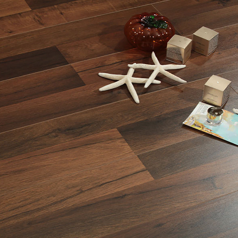 Hardwood Tiles Floor Wooden Waterproof Scratch Resistant Engineered Wooden Floor Coffee Clearhalo 'Flooring 'Hardwood Flooring' 'hardwood_flooring' 'Home Improvement' 'home_improvement' 'home_improvement_hardwood_flooring' Walls and Ceiling' 7227668