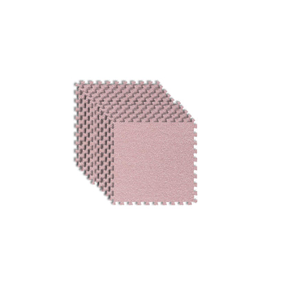 Bedroom Carpet Tiles Interlocking Square Stain Resistant Carpet Tiles Pinkish Red Clearhalo 'Carpet Tiles & Carpet Squares' 'carpet_tiles_carpet_squares' 'Flooring 'Home Improvement' 'home_improvement' 'home_improvement_carpet_tiles_carpet_squares' Walls and Ceiling' 7227673