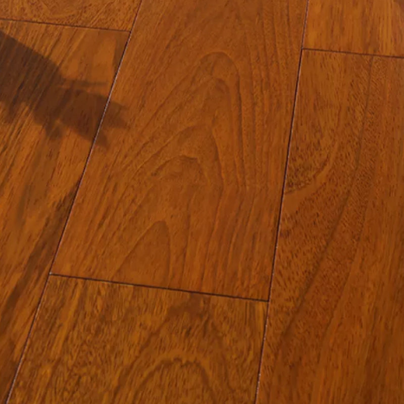 Brown Pear Wood Laminate Plank Flooring Scratch Resistant Click Lock Laminate Floor Dark Brown Clearhalo 'Flooring 'Home Improvement' 'home_improvement' 'home_improvement_laminate_flooring' 'Laminate Flooring' 'laminate_flooring' Walls and Ceiling' 7227723