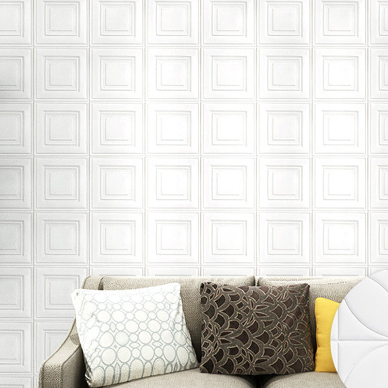 Contemporary Wall Plank 3D Brick Bathroom Wall Panels Set of 2 Clearhalo 'Flooring 'Home Improvement' 'home_improvement' 'home_improvement_wall_paneling' 'Wall Paneling' 'wall_paneling' 'Walls & Ceilings' Walls and Ceiling' 7227862