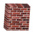 Industrial Wall Plank 3D Brick Wall Panels Waterproof Stick Wall Tile Set of 10 Red-White Clearhalo 'Flooring 'Home Improvement' 'home_improvement' 'home_improvement_wall_paneling' 'Wall Paneling' 'wall_paneling' 'Walls & Ceilings' Walls and Ceiling' 7227872