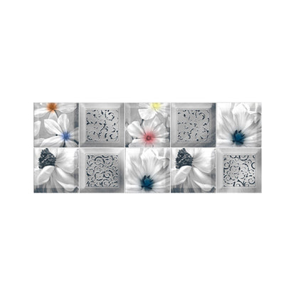 Plastic Peel and Stick Backsplash Tile Square Wallpaper with Waterproof 100-Piece Set Clearhalo 'Flooring 'Home Improvement' 'home_improvement' 'home_improvement_peel_stick_blacksplash' 'Peel & Stick Backsplash Tile' 'peel_stick_blacksplash' 'Walls & Ceilings' Walls and Ceiling' 7227895