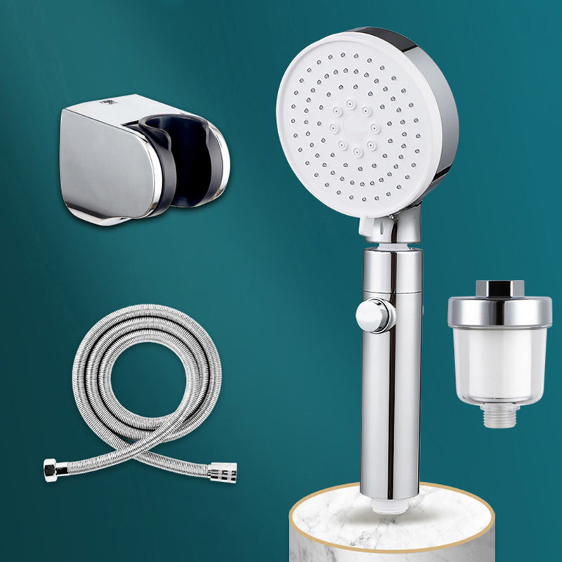 3 Sprays Shower Head Adjustable Spray Pattern Swivel Handheld Shower Head Filter Shower & Bracket & 59-inch Bracket Clearhalo 'Bathroom Remodel & Bathroom Fixtures' 'Home Improvement' 'home_improvement' 'home_improvement_shower_heads' 'Shower Heads' 'shower_heads' 'Showers & Bathtubs Plumbing' 'Showers & Bathtubs' 7228002