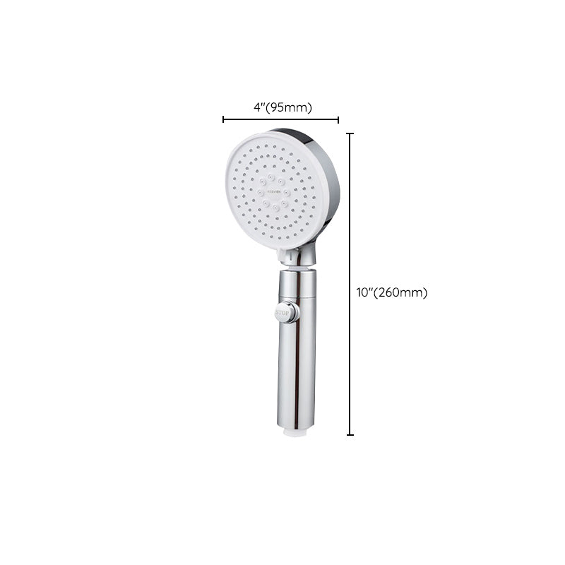 3 Sprays Shower Head Adjustable Spray Pattern Swivel Handheld Shower Head Clearhalo 'Bathroom Remodel & Bathroom Fixtures' 'Home Improvement' 'home_improvement' 'home_improvement_shower_heads' 'Shower Heads' 'shower_heads' 'Showers & Bathtubs Plumbing' 'Showers & Bathtubs' 7228017