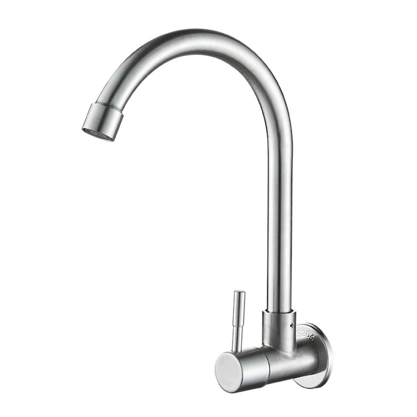Modern Single Handle Kitchen Faucet Low Arc Wall Mounted Profile Faucet Clearhalo 'Home Improvement' 'home_improvement' 'home_improvement_kitchen_faucets' 'Kitchen Faucets' 'Kitchen Remodel & Kitchen Fixtures' 'Kitchen Sinks & Faucet Components' 'kitchen_faucets' 7228896
