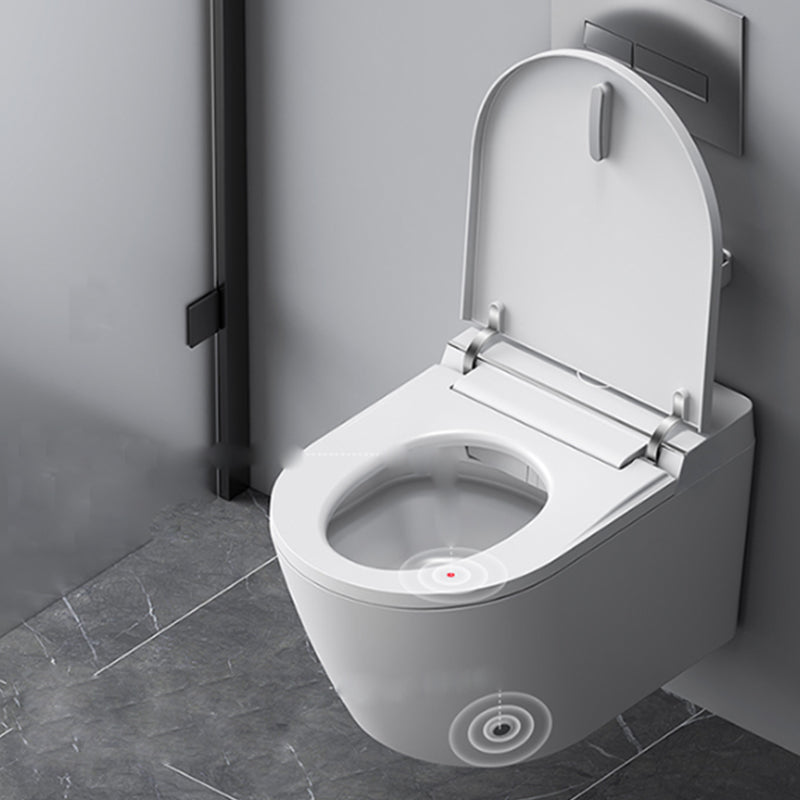 Contemporary Wall Hung Toilet Slow Close Seat Included Urine Toilet for Washroom Clearhalo 'Bathroom Remodel & Bathroom Fixtures' 'Home Improvement' 'home_improvement' 'home_improvement_toilets' 'Toilets & Bidets' 'Toilets' 7230164