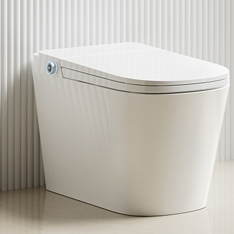 One Piece Toilet Porcelain Modern Toilet Floor Mounted Siphon Jet Urine Toilet White Manual Lid (Standard) Clearhalo 'Bathroom Remodel & Bathroom Fixtures' 'Home Improvement' 'home_improvement' 'home_improvement_toilets' 'Toilets & Bidets' 'Toilets' 7230175