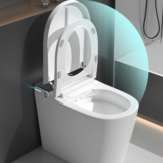 Modern One Piece ABS Toilet Floor Mounted Siphon Jet Toilet Bowl Clearhalo 'Bathroom Remodel & Bathroom Fixtures' 'Home Improvement' 'home_improvement' 'home_improvement_toilets' 'Toilets & Bidets' 'Toilets' 7230191
