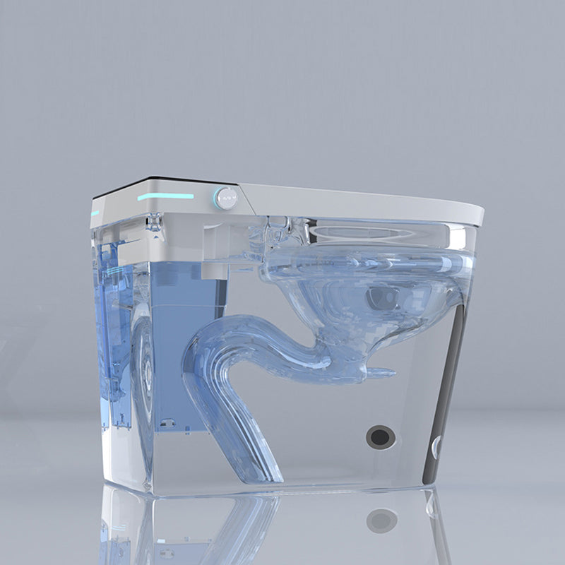 Modern One Piece ABS Toilet Floor Mounted Siphon Jet Toilet Bowl Clearhalo 'Bathroom Remodel & Bathroom Fixtures' 'Home Improvement' 'home_improvement' 'home_improvement_toilets' 'Toilets & Bidets' 'Toilets' 7230194