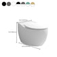 Contemporary Wall Hung Toilet Bowl Slow Close Seat Included Urine Toilet for Washroom Clearhalo 'Bathroom Remodel & Bathroom Fixtures' 'Home Improvement' 'home_improvement' 'home_improvement_toilets' 'Toilets & Bidets' 'Toilets' 7230235