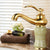 Glam Vessel Sink Faucet Lever Handle Low Arc Vessel Sink Bathroom Faucet Green Elbow Outlet Clearhalo 'Bathroom Remodel & Bathroom Fixtures' 'Bathroom Sink Faucets' 'Bathroom Sinks & Faucet Components' 'bathroom_sink_faucets' 'Home Improvement' 'home_improvement' 'home_improvement_bathroom_sink_faucets' 7230429