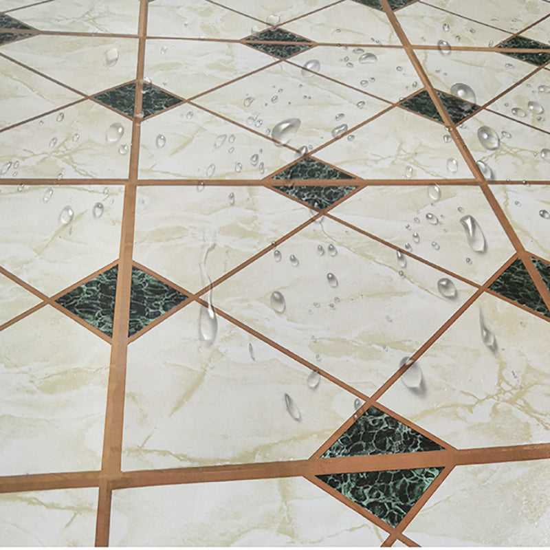 Vinyl Flooring Floral Print Square PVC Indoor Vinyl Flooring Clearhalo 'Flooring 'Home Improvement' 'home_improvement' 'home_improvement_vinyl_flooring' 'Vinyl Flooring' 'vinyl_flooring' Walls and Ceiling' 7230643