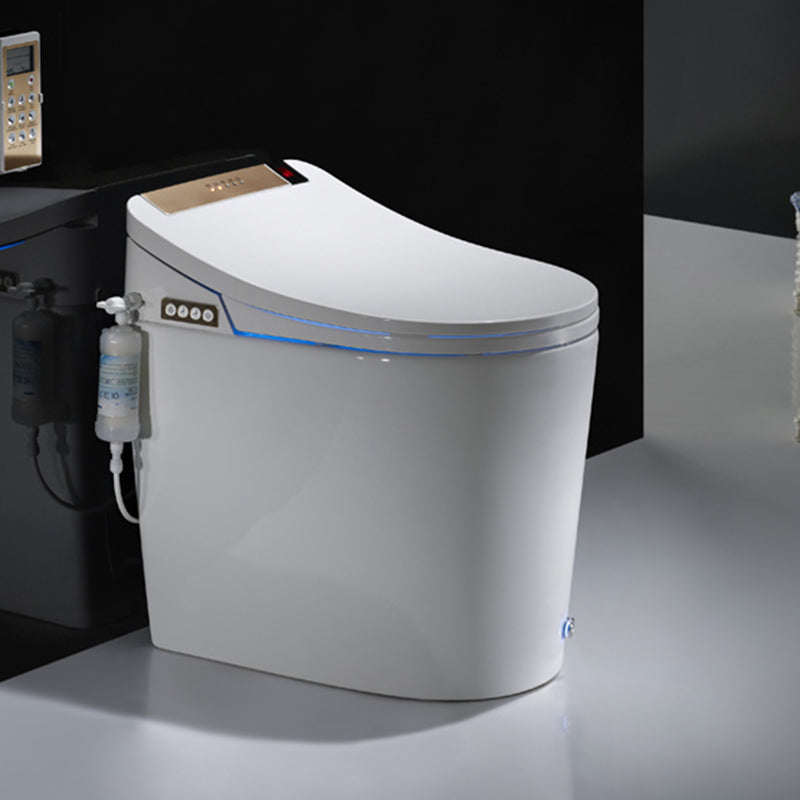 Elongated Floor Standing Bidet Vitreous China Bidets Floor Mount Bidet Clearhalo 'Bathroom Remodel & Bathroom Fixtures' 'Bidets' 'Home Improvement' 'home_improvement' 'home_improvement_bidets' 'Toilets & Bidets' 7230746