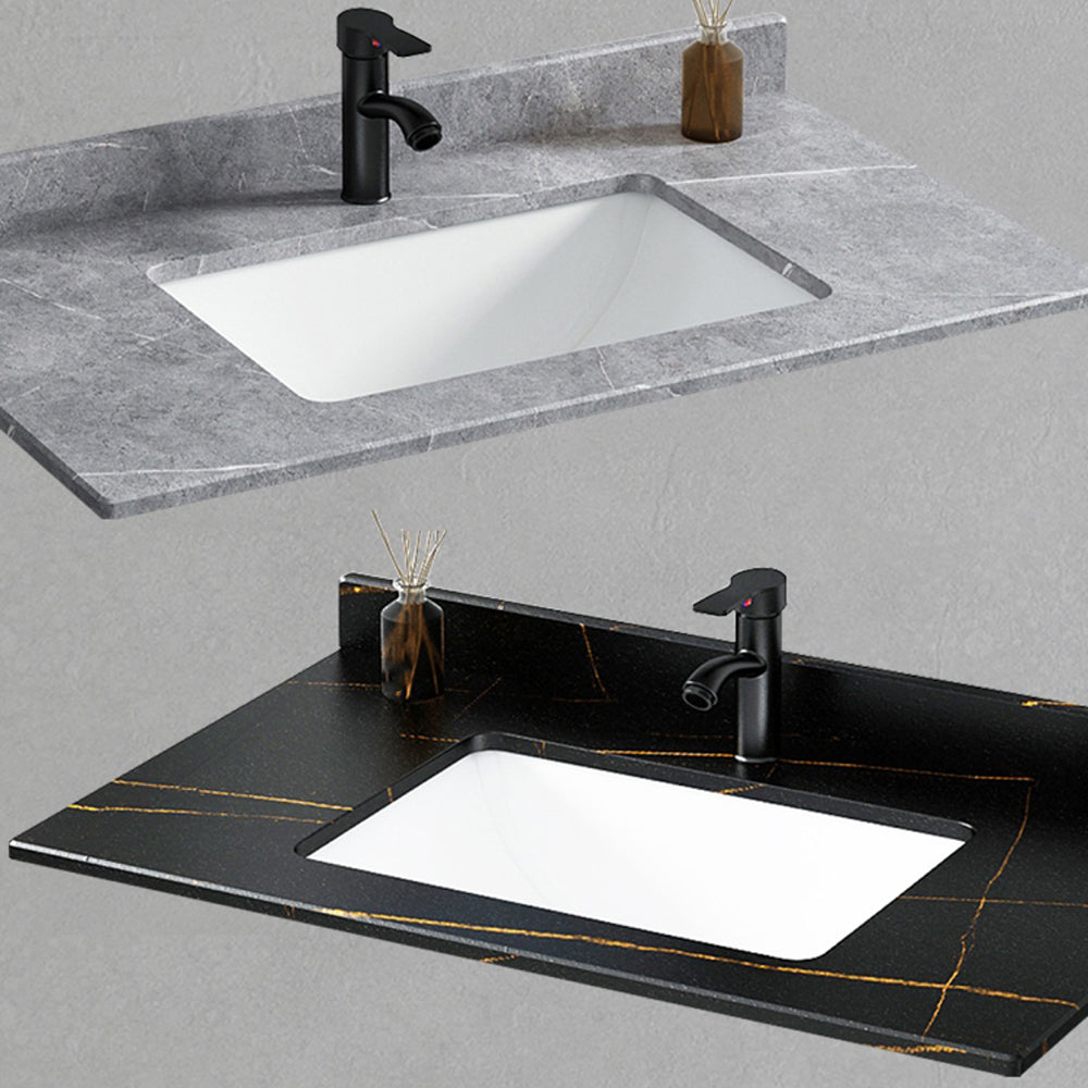 Glam Bathroom Vanity Set Wall Mount Faucet Included Bathroom Sink Vanity Clearhalo 'Bathroom Remodel & Bathroom Fixtures' 'Bathroom Vanities' 'bathroom_vanities' 'Home Improvement' 'home_improvement' 'home_improvement_bathroom_vanities' 7231456