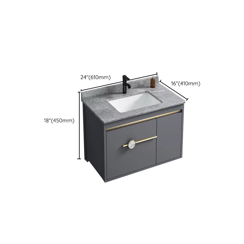 Glam Bathroom Vanity Set Wall Mount Faucet Included Bathroom Sink Vanity Clearhalo 'Bathroom Remodel & Bathroom Fixtures' 'Bathroom Vanities' 'bathroom_vanities' 'Home Improvement' 'home_improvement' 'home_improvement_bathroom_vanities' 7231465