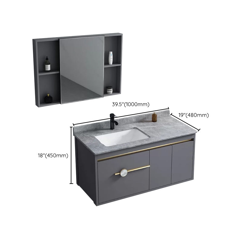Glam Bathroom Vanity Set Wall Mount Faucet Included Bathroom Sink Vanity Clearhalo 'Bathroom Remodel & Bathroom Fixtures' 'Bathroom Vanities' 'bathroom_vanities' 'Home Improvement' 'home_improvement' 'home_improvement_bathroom_vanities' 7231477