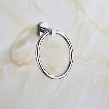 Modern Bath Hardware Set Stainless Steel Bath Shelf Towel Bar Bathroom Accessory Kit Towel Ring Clearhalo 'Bathroom Hardware Sets' 'Bathroom Hardware' 'Bathroom Remodel & Bathroom Fixtures' 'bathroom_hardware_sets' 'Home Improvement' 'home_improvement' 'home_improvement_bathroom_hardware_sets' 7232244