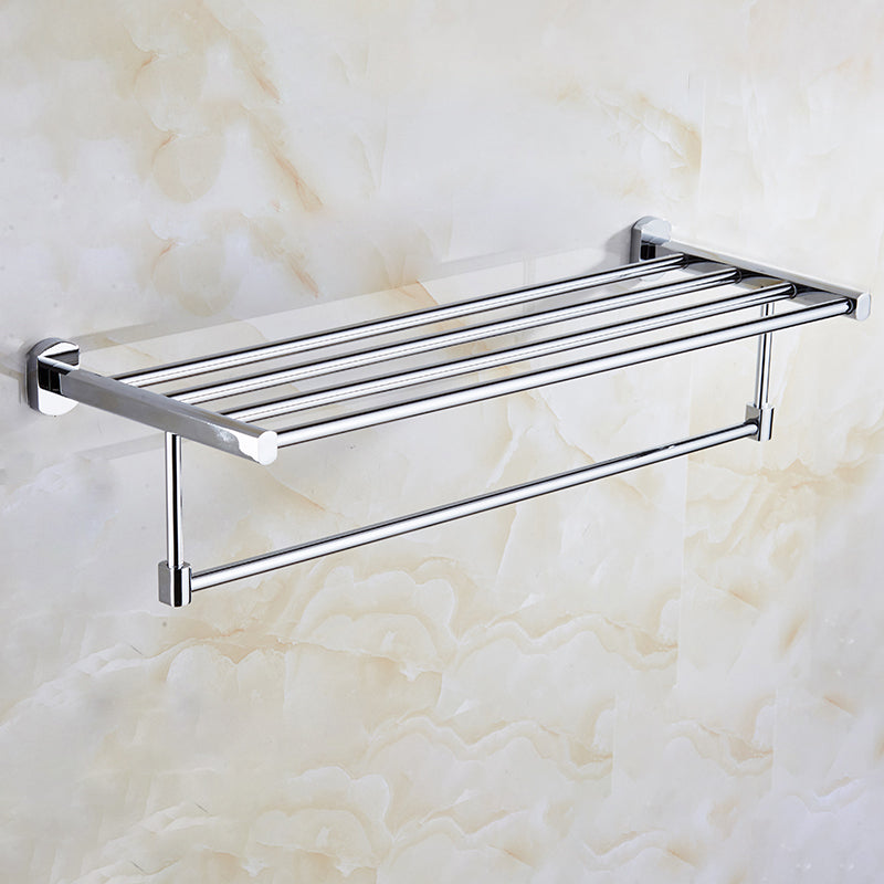 Modern Bath Hardware Set Stainless Steel Bath Shelf Towel Bar Bathroom Accessory Kit Towel Rack Clearhalo 'Bathroom Hardware Sets' 'Bathroom Hardware' 'Bathroom Remodel & Bathroom Fixtures' 'bathroom_hardware_sets' 'Home Improvement' 'home_improvement' 'home_improvement_bathroom_hardware_sets' 7232245