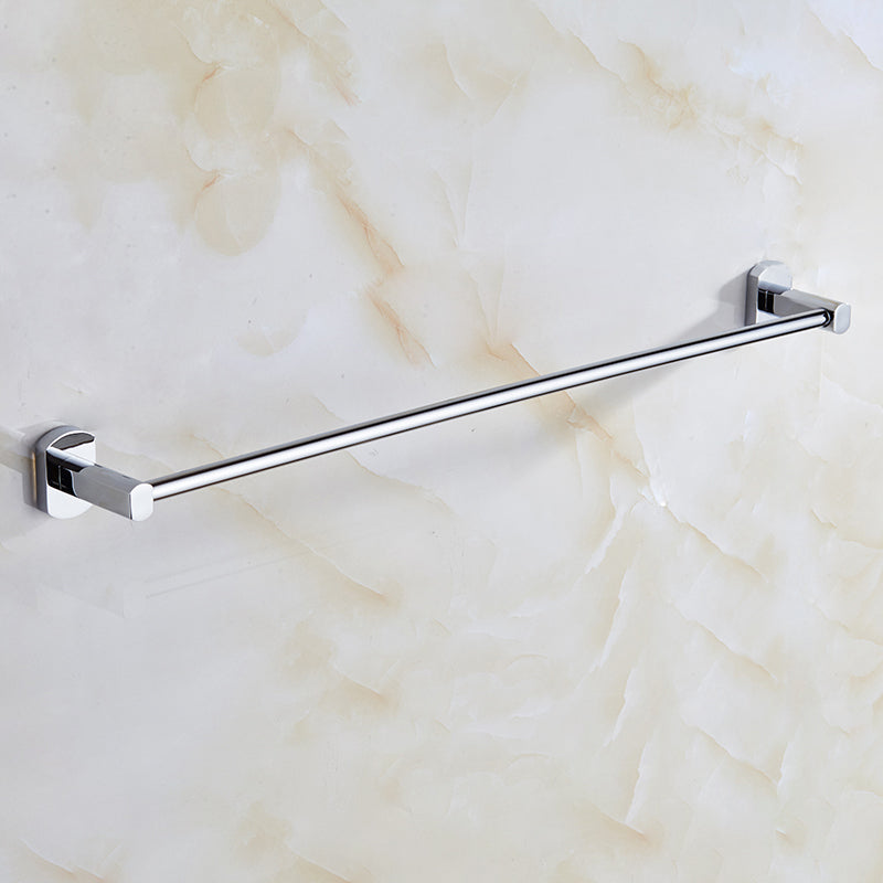 Modern Bath Hardware Set Stainless Steel Bath Shelf Towel Bar Bathroom Accessory Kit Towel Bar (Single Rod) Clearhalo 'Bathroom Hardware Sets' 'Bathroom Hardware' 'Bathroom Remodel & Bathroom Fixtures' 'bathroom_hardware_sets' 'Home Improvement' 'home_improvement' 'home_improvement_bathroom_hardware_sets' 7232249
