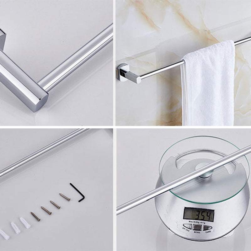 Modern Bath Hardware Set Stainless Steel Bath Shelf Towel Bar Bathroom Accessory Kit Clearhalo 'Bathroom Hardware Sets' 'Bathroom Hardware' 'Bathroom Remodel & Bathroom Fixtures' 'bathroom_hardware_sets' 'Home Improvement' 'home_improvement' 'home_improvement_bathroom_hardware_sets' 7232252