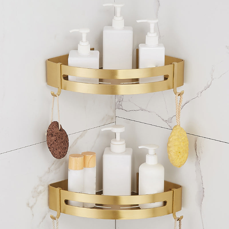 Modern Gold Bathroom Accessory Kit Towel Bar Bath Shelf Bath Hardware Set Clearhalo 'Bathroom Hardware Sets' 'Bathroom Hardware' 'Bathroom Remodel & Bathroom Fixtures' 'bathroom_hardware_sets' 'Home Improvement' 'home_improvement' 'home_improvement_bathroom_hardware_sets' 7232270