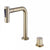 Widespread Bathroom Faucet Swivel Spout High-Arc with Pull Out Sprayer Gold Short 1 Handle Clearhalo 'Bathroom Remodel & Bathroom Fixtures' 'Bathroom Sink Faucets' 'Bathroom Sinks & Faucet Components' 'bathroom_sink_faucets' 'Home Improvement' 'home_improvement' 'home_improvement_bathroom_sink_faucets' 7233574