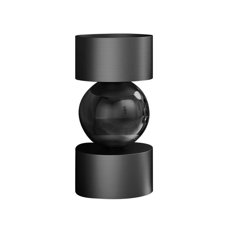 Contemporary Bathroom Sink with Pop-Up Drain Metal Round Pedestal Bathroom Sink Clearhalo 'Bathroom Remodel & Bathroom Fixtures' 'Bathroom Sinks & Faucet Components' 'Bathroom Sinks' 'bathroom_sink' 'Home Improvement' 'home_improvement' 'home_improvement_bathroom_sink' 7233657