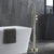 Modern Brass Freestanding Bathtub Faucet with Hose Bathtub Faucet Gold Round Clearhalo 'Bathroom Remodel & Bathroom Fixtures' 'Bathtub Faucets' 'bathtub_faucets' 'Home Improvement' 'home_improvement' 'home_improvement_bathtub_faucets' 7233799