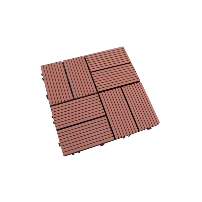 Deck Plank Loose Lay Manufactured Wood Outdoor Flooring Decking Tiles Straight Grain Clearhalo 'Home Improvement' 'home_improvement' 'home_improvement_outdoor_deck_tiles_planks' 'Outdoor Deck Tiles & Planks' 'Outdoor Flooring & Tile' 'Outdoor Remodel' 'outdoor_deck_tiles_planks' 7233815