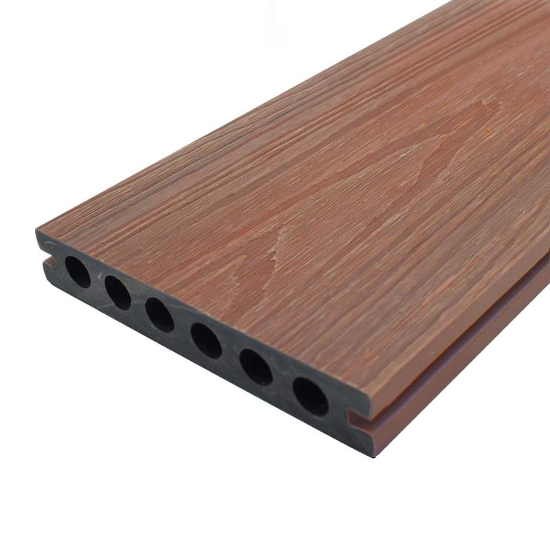 Composite Deck Plank Solid Color Wire Brushed Deck Tiles for Outdoor Light Brown Round Clearhalo 'Home Improvement' 'home_improvement' 'home_improvement_outdoor_deck_tiles_planks' 'Outdoor Deck Tiles & Planks' 'Outdoor Flooring & Tile' 'Outdoor Remodel' 'outdoor_deck_tiles_planks' 7233830