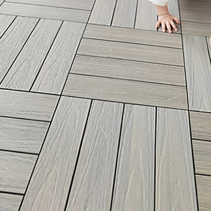 Engineered Square Flooring Tiles Water Resistant Interlocking for Patio Garden Clearhalo 'Flooring 'Hardwood Flooring' 'hardwood_flooring' 'Home Improvement' 'home_improvement' 'home_improvement_hardwood_flooring' Walls and Ceiling' 7233873