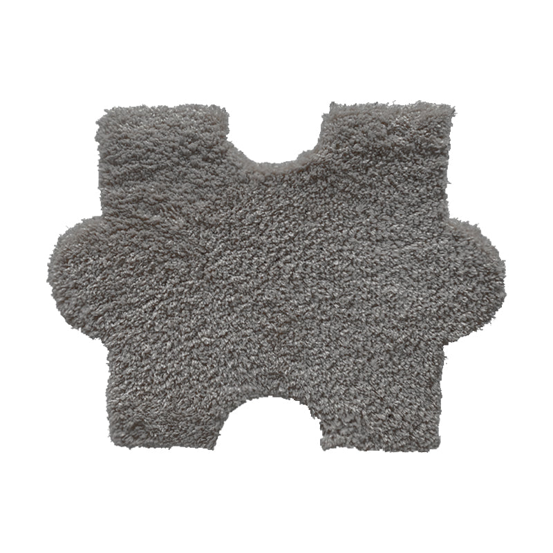 Indoor Carpet Tiles Puzzle Detail Level Loop Stain Resistant Carpet Tiles Grey Clearhalo 'Carpet Tiles & Carpet Squares' 'carpet_tiles_carpet_squares' 'Flooring 'Home Improvement' 'home_improvement' 'home_improvement_carpet_tiles_carpet_squares' Walls and Ceiling' 7233882